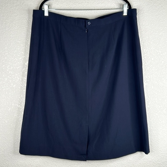 Bedford Fair Navy Business Career Classic Skirt Size 18W - Picture 3 of 7